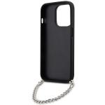 Husa Karl Lagerfeld Saffiano Monogram Chain compatibila cu iPhone 14 Pro, Silver 7 - lerato.ro