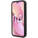 Husa Karl Lagerfeld Saffiano Mono Metal Logo compatibila cu iPhone 14 Pro, Gri 6 - lerato.ro