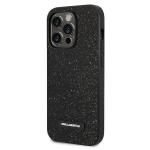 Husa Karl Lagerfeld Glitter Plaque Logo compatibila cu iPhone 14 Pro, Negru 3 - lerato.ro