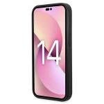 Husa Karl Lagerfeld Glitter Plaque Logo compatibila cu iPhone 14 Pro, Negru 6 - lerato.ro