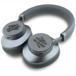 Casti wireless Karl Lagerfeld Grained Initials, ANC, Bluetooth 5.3, Autonomie 40h, USB-C, Gri 4 - lerato.ro