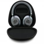 Casti wireless Karl Lagerfeld Grained Initials, ANC, Bluetooth 5.3, Autonomie 40h, USB-C, Gri 6 - lerato.ro