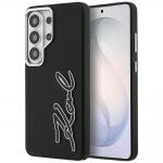 Carcasa Karl Lagerfeld Grained Signature Metal Resin Logo compatibila cu Samsung Galaxy S26 Ultra, Negru 4 - lerato.ro
