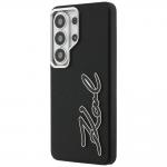 Carcasa Karl Lagerfeld Grained Signature Metal Resin Logo compatibila cu Samsung Galaxy S26 Ultra, Negru 3 - lerato.ro