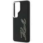Carcasa Karl Lagerfeld Grained Signature Metal Resin Logo compatibila cu Samsung Galaxy S26 Ultra, Negru 7 - lerato.ro