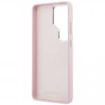 Carcasa Karl Lagerfeld Grained Signature Metal Resin Logo compatibila cu Samsung Galaxy S26 Ultra, Roz 8 - lerato.ro