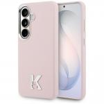 Carcasa Karl Lagerfeld K Metal Logo cu MagSafe compatibila cu Samsung Galaxy S26, Roz 4 - lerato.ro