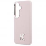 Carcasa Karl Lagerfeld K Metal Logo cu MagSafe compatibila cu Samsung Galaxy S26, Roz 7 - lerato.ro