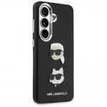 Carcasa Karl Lagerfeld Saffiano Double Heads Metal compatibila cu Samsung Galaxy S26, Negru 5 - lerato.ro