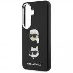 Carcasa Karl Lagerfeld Saffiano Double Heads Metal compatibila cu Samsung Galaxy S26, Negru 7 - lerato.ro