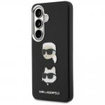 Carcasa Karl Lagerfeld Saffiano Double Heads Metal compatibila cu Samsung Galaxy S26 Plus, Negru 3 - lerato.ro
