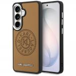 Carcasa Karl Lagerfeld Perforated KL cu MagSafe compatibila cu Samsung Galaxy S26 Plus, Maro 4 - lerato.ro