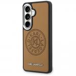 Carcasa Karl Lagerfeld Perforated KL cu MagSafe compatibila cu Samsung Galaxy S26 Plus, Maro 3 - lerato.ro