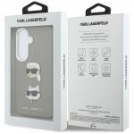Carcasa Karl Lagerfeld Saffiano Double Heads Metal compatibila cu Samsung Galaxy S26, SIlver 9 - lerato.ro