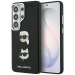 Carcasa Karl Lagerfeld Saffiano Double Heads Metal compatibila cu Samsung Galaxy S26 Ultra, Negru 4 - lerato.ro