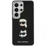 Carcasa Karl Lagerfeld Saffiano Double Heads Metal compatibila cu Samsung Galaxy S26 Ultra, Negru 2 - lerato.ro