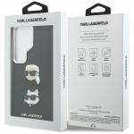 Carcasa Karl Lagerfeld Saffiano Double Heads Metal compatibila cu Samsung Galaxy S26 Ultra, Negru 9 - lerato.ro