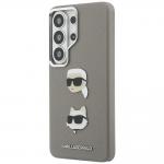 Carcasa Karl Lagerfeld Saffiano Double Heads Metal compatibila cu Samsung Galaxy S26 Ultra, Silver 3 - lerato.ro
