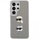 Carcasa Karl Lagerfeld Saffiano Double Heads Metal compatibila cu Samsung Galaxy S26 Ultra, Silver 2 - lerato.ro
