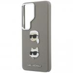 Carcasa Karl Lagerfeld Saffiano Double Heads Metal compatibila cu Samsung Galaxy S26 Ultra, Silver 7 - lerato.ro