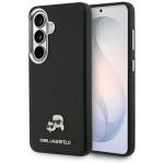 Carcasa Karl Lagerfeld Saffiano KC Metal Logo cu MagSafe compatibila cu Samsung Galaxy S26 Plus, Negru 4 - lerato.ro