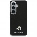 Carcasa Karl Lagerfeld Saffiano KC Metal Logo cu MagSafe compatibila cu Samsung Galaxy S26 Plus, Negru 2 - lerato.ro