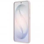 Carcasa Karl Lagerfeld Saffiano KC Metal Logo cu MagSafe compatibila cu Samsung Galaxy S26 Plus, Roz 6 - lerato.ro