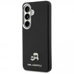 Carcasa Karl Lagerfeld Saffiano KC Metal Logo cu MagSafe compatibila cu Samsung Galaxy S26, Negru 3 - lerato.ro