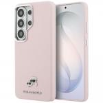 Carcasa Karl Lagerfeld Saffiano KC Metal Logo cu MagSafe compatibila cu Samsung Galaxy S26 Ultra, Roz 4 - lerato.ro