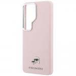 Carcasa Karl Lagerfeld Saffiano KC Metal Logo cu MagSafe compatibila cu Samsung Galaxy S26 Ultra, Roz 7 - lerato.ro