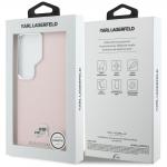 Carcasa Karl Lagerfeld Saffiano KC Metal Logo cu MagSafe compatibila cu Samsung Galaxy S26 Ultra, Roz 9 - lerato.ro