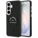 Carcasa Karl Lagerfeld Embossed Ring RSG Logo cu MagSafe compatibila cu Samsung Galaxy S26, Negru 4 - lerato.ro