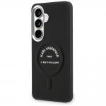 Carcasa Karl Lagerfeld Embossed Ring RSG Logo cu MagSafe compatibila cu Samsung Galaxy S26, Negru 3 - lerato.ro