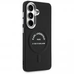 Carcasa Karl Lagerfeld Embossed Ring RSG Logo cu MagSafe compatibila cu Samsung Galaxy S26, Negru 5 - lerato.ro