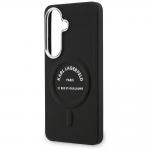 Carcasa Karl Lagerfeld Embossed Ring RSG Logo cu MagSafe compatibila cu Samsung Galaxy S26, Negru 7 - lerato.ro