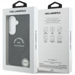 Carcasa Karl Lagerfeld Embossed Ring RSG Logo cu MagSafe compatibila cu Samsung Galaxy S26, Negru 9 - lerato.ro