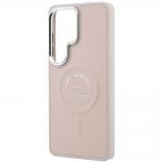 Carcasa Karl Lagerfeld Embossed Ring RSG Logo cu MagSafe compatibila cu Samsung Galaxy S26 Ultra, Roz 7 - lerato.ro