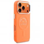 Carcasa Karl Lagerfeld Karl RSG Logo cu MagSafe compatibila cu iPhone 17 Pro Max, Portocaliu 5 - lerato.ro