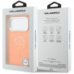 Carcasa Karl Lagerfeld Karl RSG Logo cu MagSafe compatibila cu iPhone 17 Pro Max, Portocaliu 9 - lerato.ro