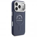 Carcasa Karl Lagerfeld Karl RSG Logo cu MagSafe compatibila cu iPhone 17 Pro, Navy Blue 5 - lerato.ro