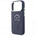 Carcasa Karl Lagerfeld Karl RSG Logo cu MagSafe compatibila cu iPhone 17 Pro, Navy Blue 7 - lerato.ro