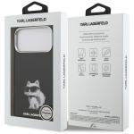 Carcasa Karl Lagerfeld IML Aquarelle Choupette Logo cu MagSafe compatibila cu iPhone 17 Pro Max, Negru 9 - lerato.ro