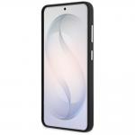 Husa Karl Lagerfeld Grained Signature Metal Resin Logo compatibila cu Samsung Galaxy S26, Negru 6 - lerato.ro