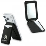 Portofel magnetic cu oglinda si stand Karl Lagerfeld Stand Mirror, Compatibil MagSafe, Negru 3 - lerato.ro