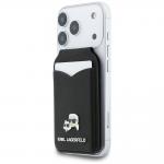 Portofel magnetic cu oglinda si stand Karl Lagerfeld Stand Mirror, Compatibil MagSafe, Negru 4 - lerato.ro