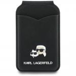 Portofel magnetic cu oglinda si stand Karl Lagerfeld Stand Mirror, Compatibil MagSafe, Negru 5 - lerato.ro