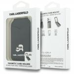 Portofel magnetic cu oglinda si stand Karl Lagerfeld Stand Mirror, Compatibil MagSafe, Negru 8 - lerato.ro