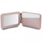 Portofel magnetic cu oglinda si stand Karl Lagerfeld Stand Mirror, Compatibil MagSafe, Roz 7 - lerato.ro