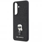 Carcasa Karl Lagerfeld Fixed Glitter Ikonik Logo Metal Pin compatibila cu Samsung Galaxy A37 5G, Negru 7 - lerato.ro