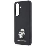 Carcasa Karl Lagerfeld Saffiano Karl and Choupette Metal Logo compatibila cu Samsung Galaxy A37 5G, Negru 7 - lerato.ro